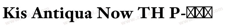 Kis Antiqua Now TH P字体转换
